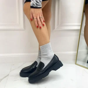 Primi Tacchi Alicia - Mocassino Donna Scarpa Gomma Nero Online