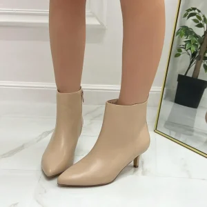 Primi Tacchi Amelie - Stivaletti Donna Tacco Basso Punta Nude Hot