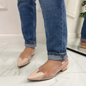 Primi Tacchi Amore - Scarpe Donna Bassa Cinturino Casual Nude Online