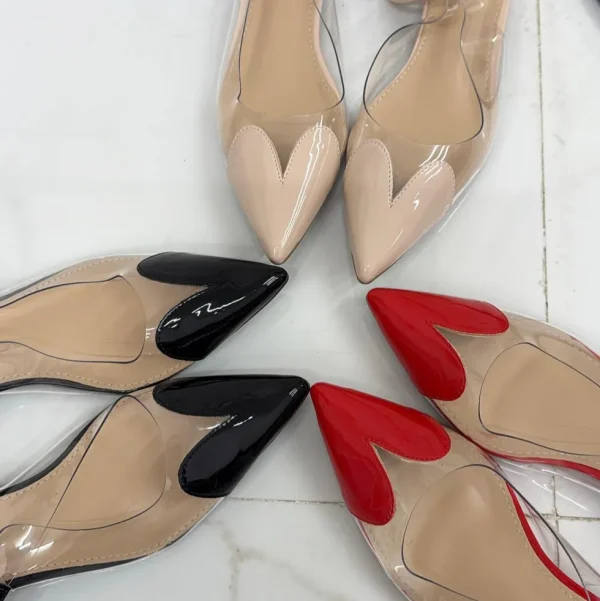 Primi Tacchi Amore - Scarpe Donna Bassa Cinturino Casual Nera Sale