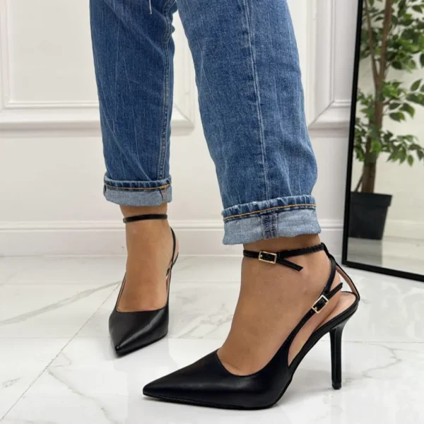 Primi Tacchi Anais - Décolleté Donna Tacco Spillo Punta Elegante Nero Clearance