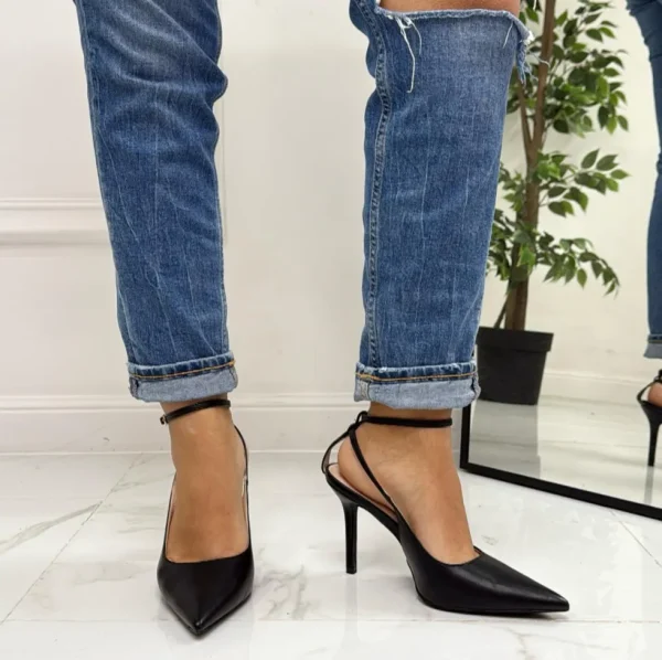 Primi Tacchi Anais - Décolleté Donna Tacco Spillo Punta Elegante Nero Clearance