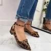 Primi Tacchi Ariane - Décolleté Donna Punta Tacco Basso Quadrato Leopardato Outlet