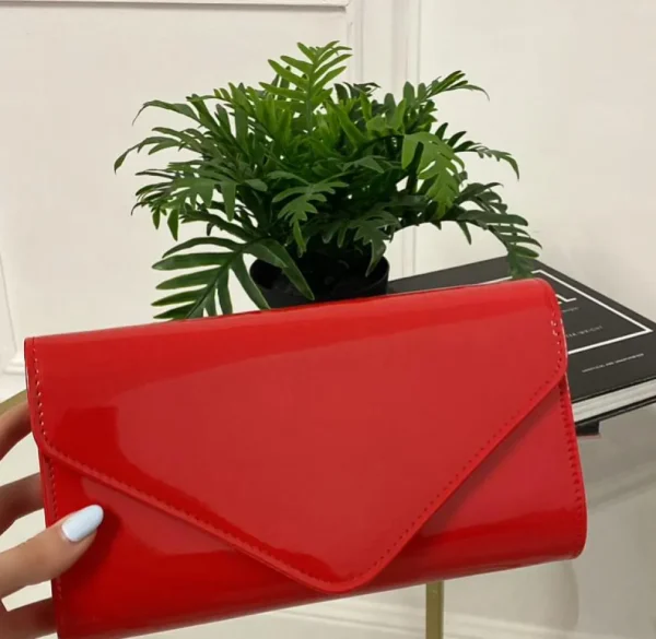 Primi Tacchi Bahamas - Pochette Borsa Donna Rigida Vernice Clip Tracolla Elegante N Clearance