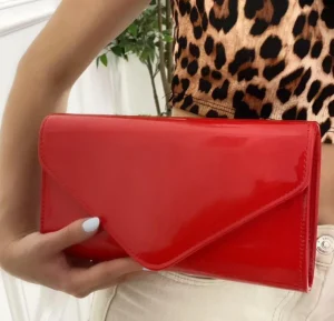 Primi Tacchi Bahamas - Pochette Borsa Donna Rigida Vernice Clip Tracolla Elegante N Clearance