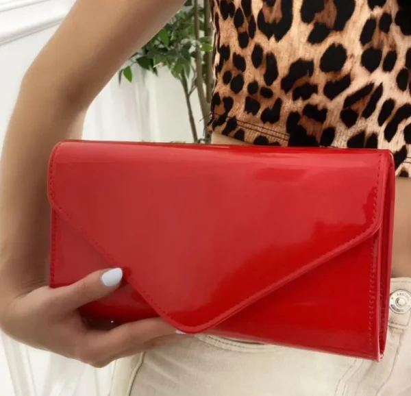 Primi Tacchi Bahamas - Pochette Borsa Donna Rigida Vernice Clip Tracolla Elegante N Clearance