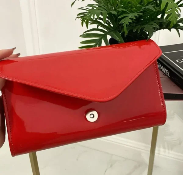 Primi Tacchi Bahamas - Pochette Borsa Donna Rigida Vernice Clip Tracolla Elegante N Clearance