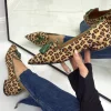 Primi Tacchi Blade - Scarpa Donna Ballerina Tacco Leopardato Hot