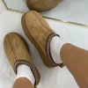 Primi Tacchi Clary - Stivaletto Donna Scarpa Pelliccia Gomma Alta Casual Caldo Cuoi Sale