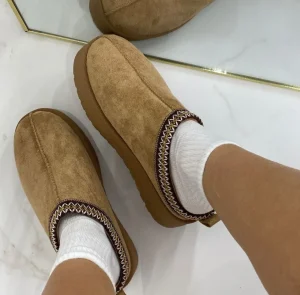 Primi Tacchi Clary - Stivaletto Donna Scarpa Pelliccia Gomma Alta Casual Caldo Cuoi Sale
