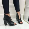 Primi Tacchi Debby - Scarpa Donna Stivaletto Tacco Quadrato Nero Best