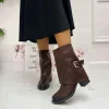 Primi Tacchi Demetra - Stivaletto Donna Scarpa Tacco Quadrato Punta Casual Comodo M New