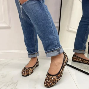 Primi Tacchi Dream - Scarpe Donna Ballerine Casual Leopardata Sale