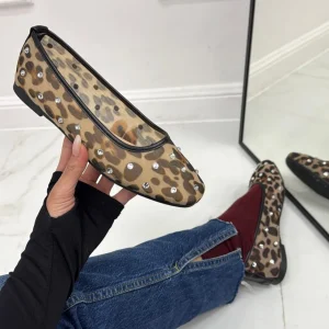 Primi Tacchi Dream - Scarpe Donna Ballerine Casual Leopardata Sale