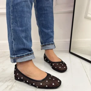 Primi Tacchi Dream - Scarpe Donna Ballerine Casual NERO Hot