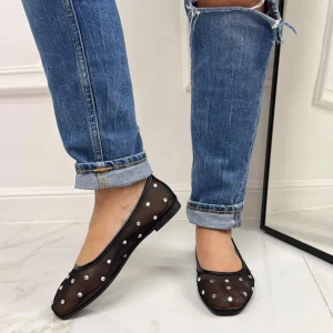 Primi Tacchi Dream - Scarpe Donna Ballerine Casual NERO Hot