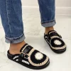 Primi Tacchi Elora - Scarpa Sabot Mules Donna Tallone Scoperto Nero Online