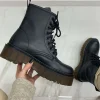 Primi Tacchi Emily - Stivaletto Donna Scarpa Lacci Casual Comodo Gomma Alta Nero Hot