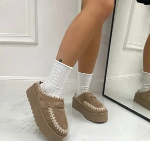 Primi Tacchi Ester - Stivaletto Eskimo Boots Gomma Alta Khaki Best