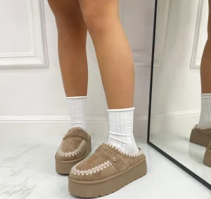 Primi Tacchi Ester - Stivaletto Eskimo Boots Gomma Alta Khaki Best