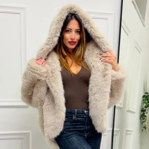 Primi Tacchi Fox - Eco Pelliccia Beige Sale