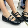 Primi Tacchi Giselle - Scarpe Donna Ballerine Cinturini Comode Nero Online