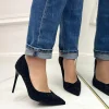 Primi Tacchi Gloss - Scarpe Décolleté Strass Elegante Tacco Nero Outlet