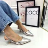 Primi Tacchi Iride - Decolletè Donna Punta Scarpa Tacco Basso ARGENTO Outlet