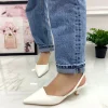 Primi Tacchi Iride - Decolletè Donna Punta Scarpa Tacco Basso Bianco Best