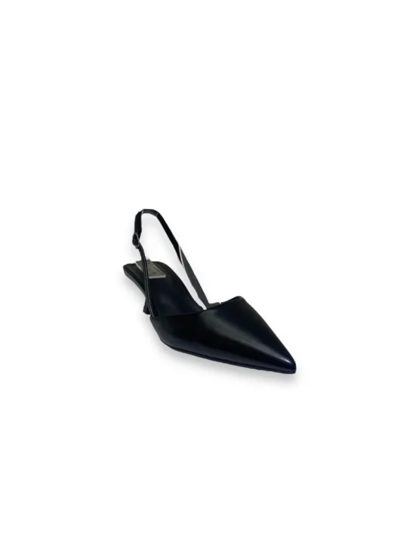 Primi Tacchi Iride - Decolletè Donna Punta Scarpa Tacco Basso Nero Sale
