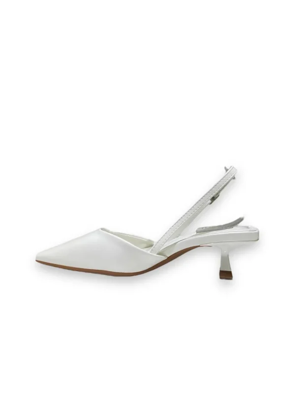 Primi Tacchi Iride - Decolletè Donna Punta Scarpa Tacco Basso Bianco Best