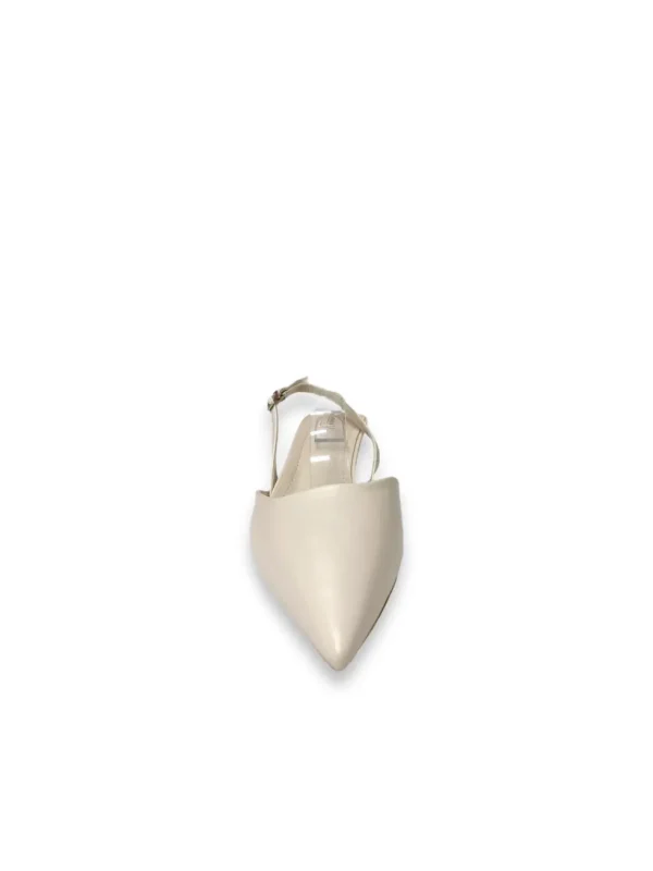 Primi Tacchi Iride - Decolletè Donna Punta Scarpa Tacco Basso BEIGE Fashion
