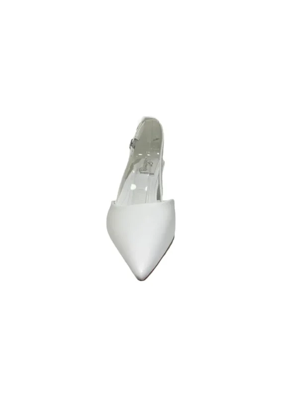 Primi Tacchi Iride - Decolletè Donna Punta Scarpa Tacco Basso Bianco Best