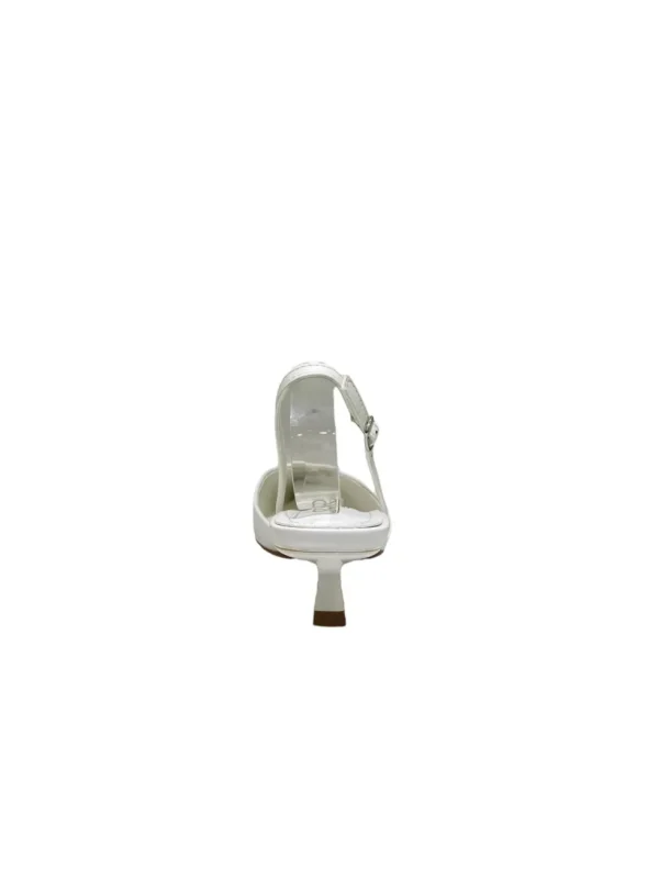Primi Tacchi Iride - Decolletè Donna Punta Scarpa Tacco Basso Bianco Best
