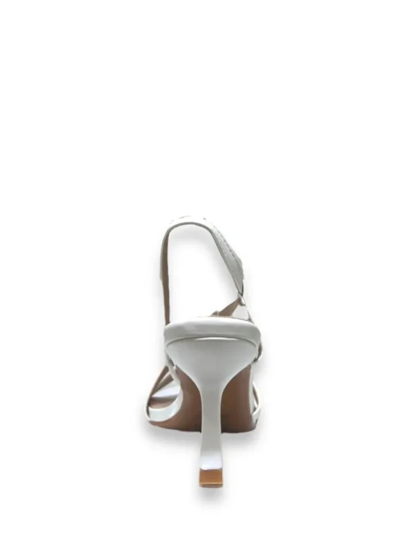 Primi Tacchi Joey - Sandali Donna Punta Tonda Tacco Spillo Bianco New