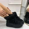 Primi Tacchi Jolly - Stivaletto Eskimo Boots Pelliccia Gomma Alta Nero Sale