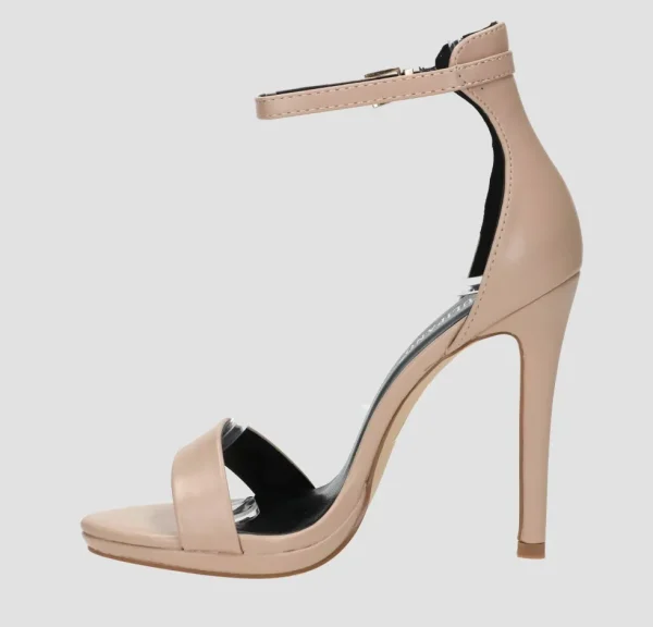 Primi Tacchi Karem - Sandali Donna Tacco Spillo Con Cinturino Alla Caviglia Nude Sale
