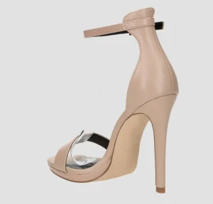 Primi Tacchi Karem - Sandali Donna Tacco Spillo Con Cinturino Alla Caviglia Nude Sale