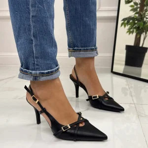 Primi Tacchi Karol - Décolleté Donna Tacco A Spillo Punta Elegante NERO Hot