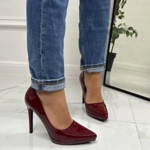 Primi Tacchi Kyliee - Décolleté Donna Punta Tacco Spillo Bordeaux Hot