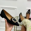 Primi Tacchi Lydie - Scarpa Donna Ballerina Tacco Punta Fibbia Nero Discount
