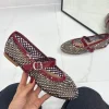Primi Tacchi Marina - Scarpe Donna Ballerine Casual Strass Rosse Best