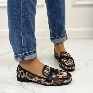 Primi Tacchi Matilde - Mocassino Donna Scarpa Casual Trasparente NERO Outlet