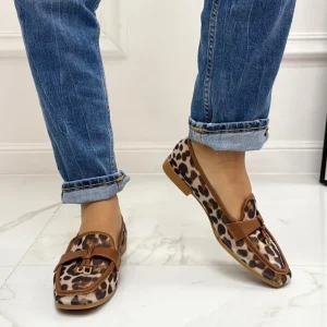 Primi Tacchi Matilde - Mocassino Donna Scarpa Casual Trasparente MARRONE Best