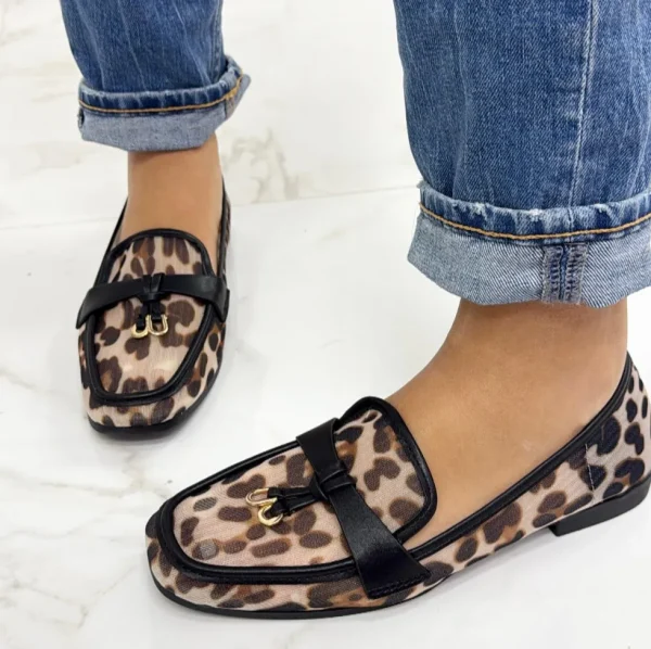 Primi Tacchi Matilde - Mocassino Donna Scarpa Casual Trasparente NERO Outlet