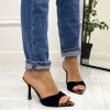 Primi Tacchi Nicole - Sandali Donna Scarpa Tacco Spillo Punta Leopardato New