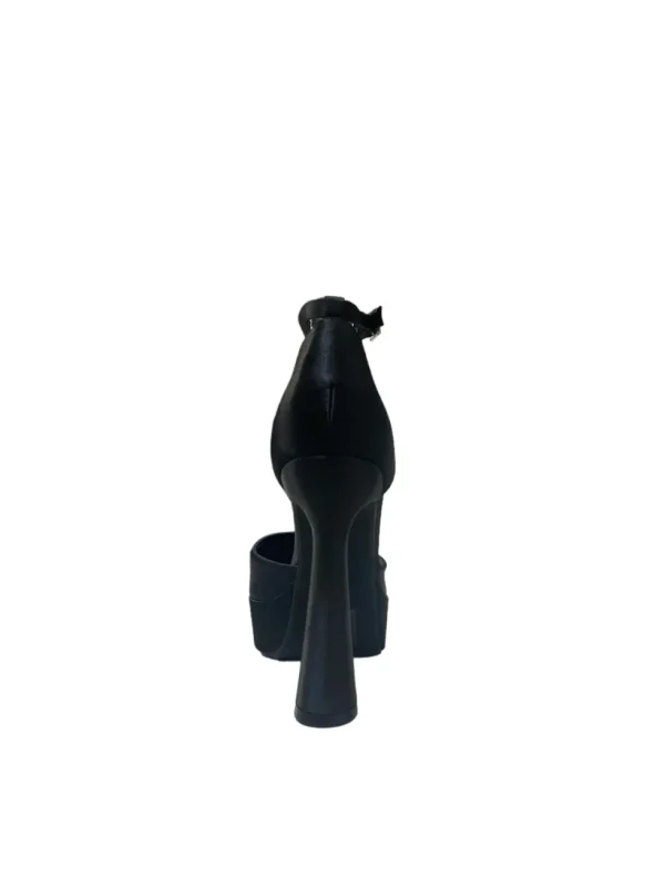 Primi Tacchi Nizza - Décolleté Donna Scarpa Cinturino Fibbia Tacco Quadrato Plateau Outlet