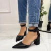 Primi Tacchi Noelia - Décolleté Donna Tacco Basso Quadrato Punta Nero Best