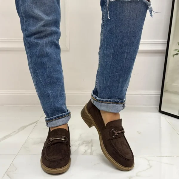 Primi Tacchi Oriana - Mocassino Donna Scarpa Casual Marrone New
