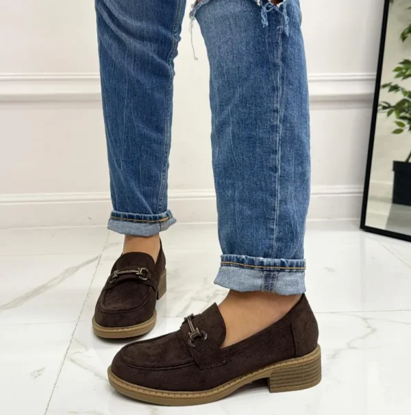 Primi Tacchi Oriana - Mocassino Donna Scarpa Casual Marrone New